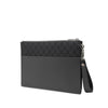 Gucci GG Supreme and Calfskin Cut Out Interlocking G Clutch Secondhand
