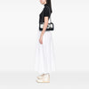 Chanel Tricolor Canvas and Leather No 5 Giant Mademoiselle Lock Flap Bag Secondhand