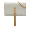 Saint Laurent Grain de Poudre Monogram Kate Tassel Wallet on Chain Secondhand