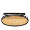 Secondhand Chloé Tricolor Croc Embossed Leather Aby Lock Satchel