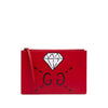 Gucci GucciGhost Calfskin Diamond Zip Pouch Secondhand