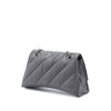 Balenciaga Small Metallic Calfskin Crush Chain Shoulder Bag Secondhand