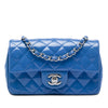 Chanel Mini Rectangular Classic Patent Single Flap Secondhand