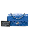 Chanel Mini Rectangular Classic Patent Single Flap Secondhand