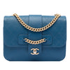 Chanel Large Quilted Sheepskin Front Chain Flap Secondhand