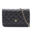 Chanel CC Quilted Caviar Wallet on Chain Secondhand