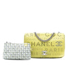 Secondhand Chanel Perforated Calfskin Logo Eyelet Flap