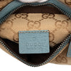 Secondhand Gucci GG Canvas Web Double Pocket Belt Bag