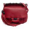 Secondhand Gucci Medium Leather Bamboo Nouveau Fringe Crossbody