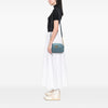 Secondhand Gucci Small GG Marmont Matelasse Denim Pearly Crossbody