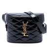 Saint Laurent Quilted Patent Monogram June Box Crossbody Secondhand