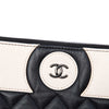 Chanel Medium CC Bicolor Quilted Lambskin Clutch Secondhand