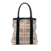 Burberry Haymarket Check Coated Canvas Vertical Tote Secondhand