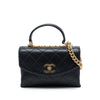 Chanel Small Quilted Lambskin Trendy Spirit Top Handle Bag Secondhand