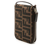 Fendi Zucca Canvas Zip Wallet on Strap Secondhand