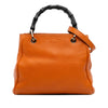 Gucci Small Calfskin Bamboo Shopper Satchel Secondhand