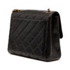 Chanel Small Square Quilted Lambskin Straight Single Flap Secondhand
