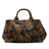 Prada Canvas Canapa Logo Camouflage Tote Secondhand