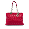 Dior Large Lambskin Cannage Soft Zipped Lady Dior Shopping Tote Secondhand