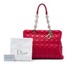 Dior Large Lambskin Cannage Soft Zipped Lady Dior Shopping Tote Secondhand