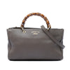 Gucci Medium Calfskin Bamboo Shopper Satchel Secondhand