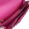 Miu Miu MM Paris Emiuticon Jacquard and Croc Embossed Patent Crystal Chain Crossbody Secondhand