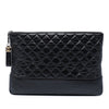 Chanel Large Aged Calfskin Gabrielle O Case Clutch Secondhand
