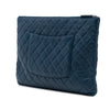 Chanel Large Quilted Lambskin O Case Clutch Secondhand