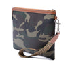 Celine Small Camouflage Coated Canvas Pouch with Strap Secondhand