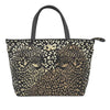 Ferragamo Nylon Leopard Print Double Gancini Tote Secondhand
