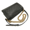 Chanel Old Medium Quilted Lambskin Boy Flap Secondhand