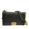 Chanel Old Medium Quilted Lambskin Boy Flap Secondhand