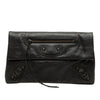 Balenciaga Lambskin Motocross Classic Envelope Clutch Secondhand