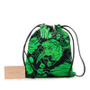 Miu Miu Canvas Floral Botanical Print Drawstring Pouch Secondhand