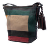 Burberry Mini Mega Check Canvas Ashby Tassel Bucket Bag Secondhand