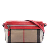 Burberry Small Mega Check Canvas Farley Crossbody Secondhand