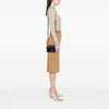 Saint Laurent Mini Chevron Sheepskin Monogram College Satchel Secondhand