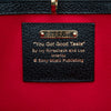 Gucci 100th Anniversary Calfskin Trimmed Felt Script Logo Shopping Tote Secondhand