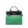 Hermès Military Toile and Vache Hunter Herbag Zip 31 Secondhand