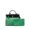 Hermès Military Toile and Vache Hunter Herbag Zip 31 Secondhand
