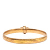 Chanel Gold Plated CC Charm Bangle Secondhand
