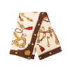 Hermès Les Cles Silk Scarf 90 Secondhand