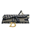 Secondhand Dior Oblique Canvas Embroidered Saddle Slim Belt Pouch