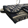Secondhand Dior Oblique Canvas Embroidered Saddle Slim Belt Pouch