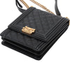 Chanel Quilted Caviar North South Boy Flap Secondhand