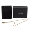 Chanel CC Gold Plated Heart Pendant Necklace Secondhand
