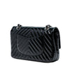 Chanel Medium Classic Chevron Patent Double Flap Secondhand
