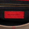 Burberry Leather and House Check Canvas Bridle Abbott Crossbody Secondhand