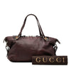 Gucci Medium Leather Bamboo Bar Tote Secondhand