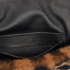 Fendi Mini Zucca Shearling Chain Baguette Satchel Secondhand